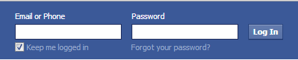 facebook login