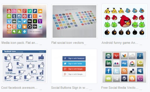 100 plus social media icons