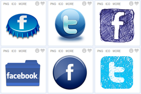 500 plus social media icons