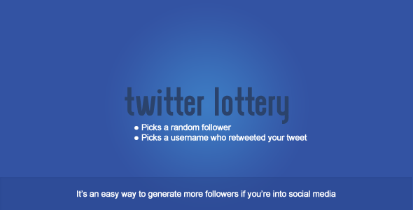 Twitter Lottery