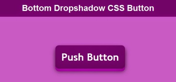 bottom dropshadow 3d css button