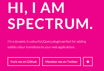 Spectrum background color transition jquery animation plugin