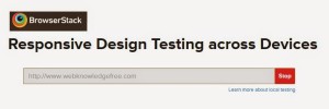 BrowserStack Emulator Responsive Design Testing across Devices