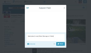 how to private message on twitter