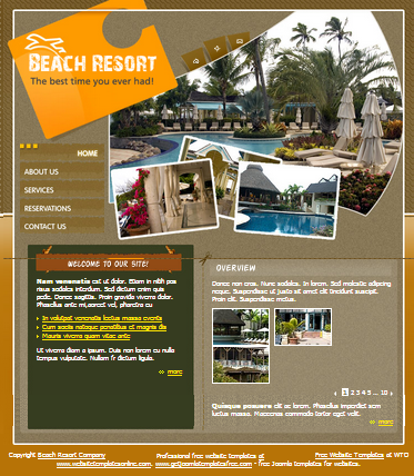 beach and resort