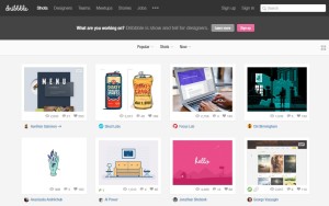 dribble a community of designers