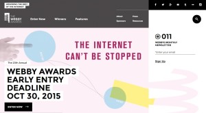 webbyawards leading international websit for awards