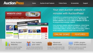 auctionpress - wordpress auction themes for online auction store