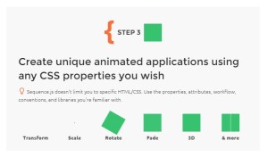 sequencejs.com responsive css animation library for web designer