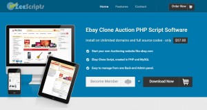 zeeauctions auction scripts like ebay store