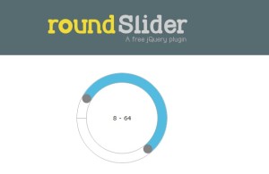 Roundsliderui free jquery plugin