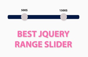 best Jquery range sliders