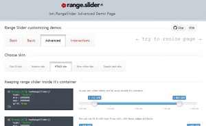 jquery ion rangeSlider plugin