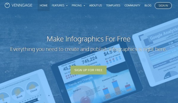 venngage - infographic maker for business marketing