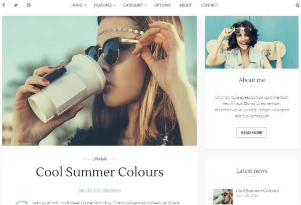 Ceder – Personal WordPress Blog Theme for beginer