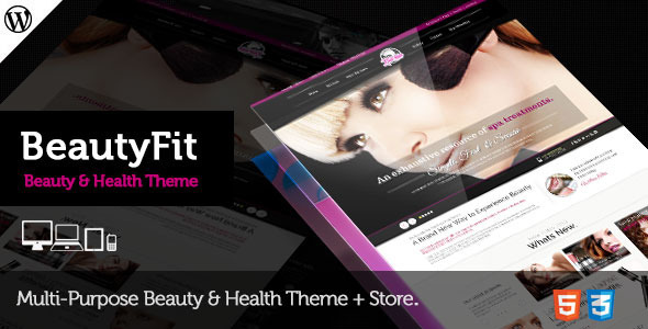 Health & Beauty Multipurpose WordPress Theme - BeautyFit