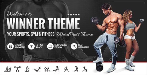 Sports, Gym & Fitness WordPress Theme - Winner