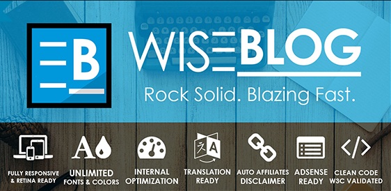 Wise Blog – The Wisest Multi-Purpose Blog and Magazine WordPress Theme