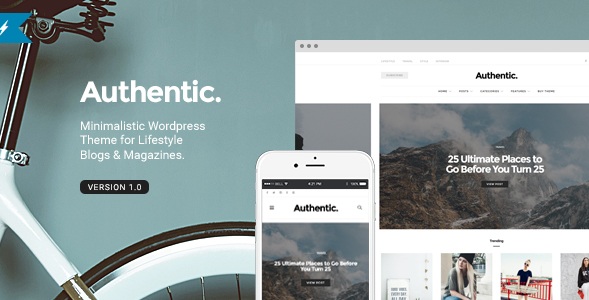 WordPress Theme for Authentic, Lifestyle Blog and Magazine