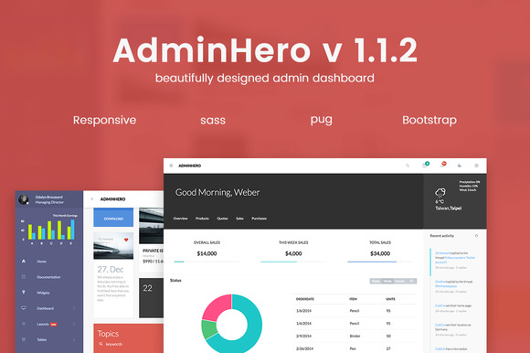AdminHero - Admin Dashboard Template