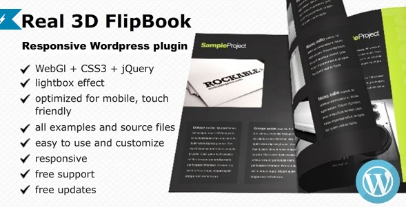 Real3D FlipBook WordPress Plugin