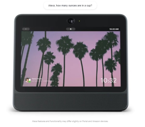 alexa built in facebook portal device