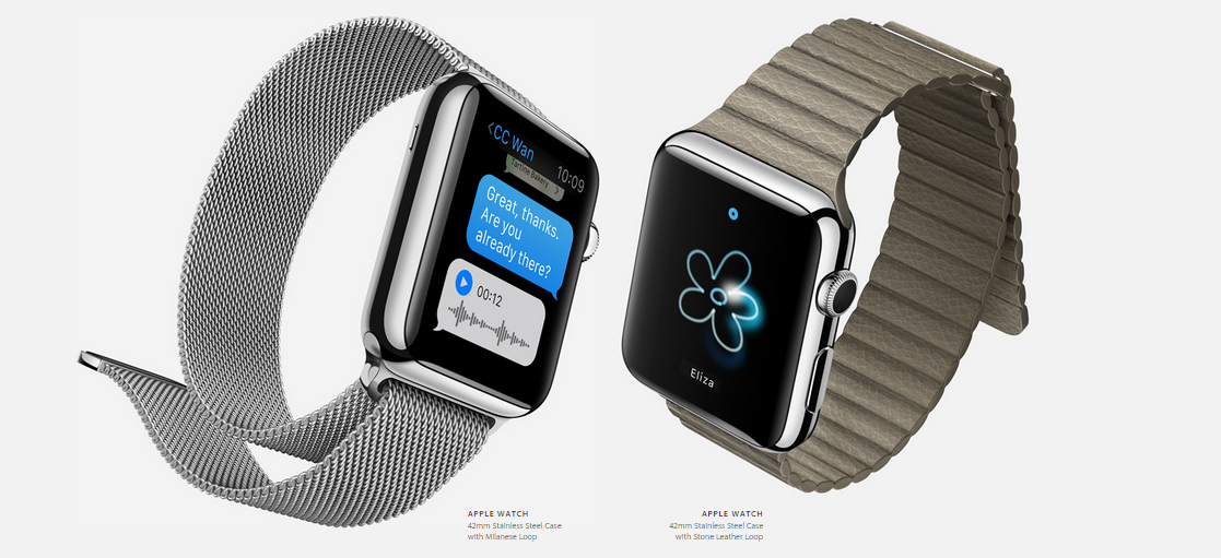 apple watch series 1 42mm milanese loop