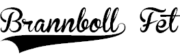 brannboll fet free baseball fonts