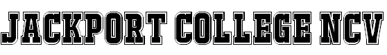 jackport college free baseball fonts