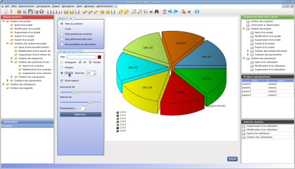 rapport camembert open source software testing tools