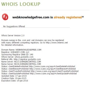 how to find who is registrar and Whois Server