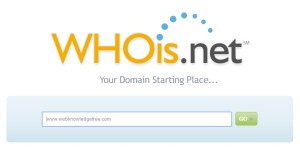 how to find who owns a domain name using whois.net