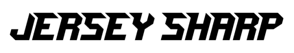 Jersey Sharp Baseball Jersey font