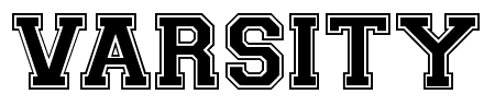 Varsity Jersey Type Font