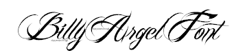 Billy Argel Tattoo Font by Billy Argel