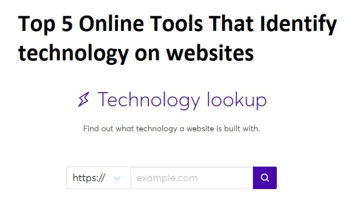 Top 5 Online Tools That Identify technology on websites