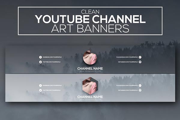 Best Banner Templates For Youtube To Make Creative Channel Art Web Knowledge Free