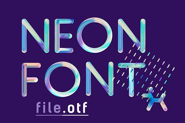 NEON FONT (file.otf)