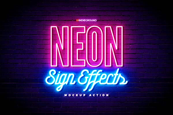 neon sign effect